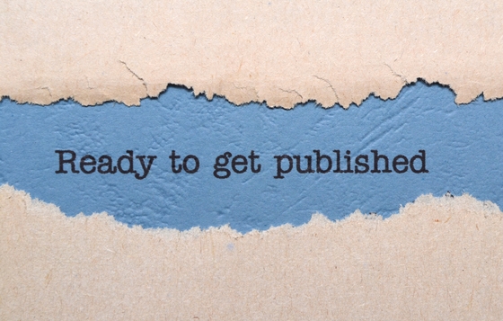 Printed words: "ready to get published"